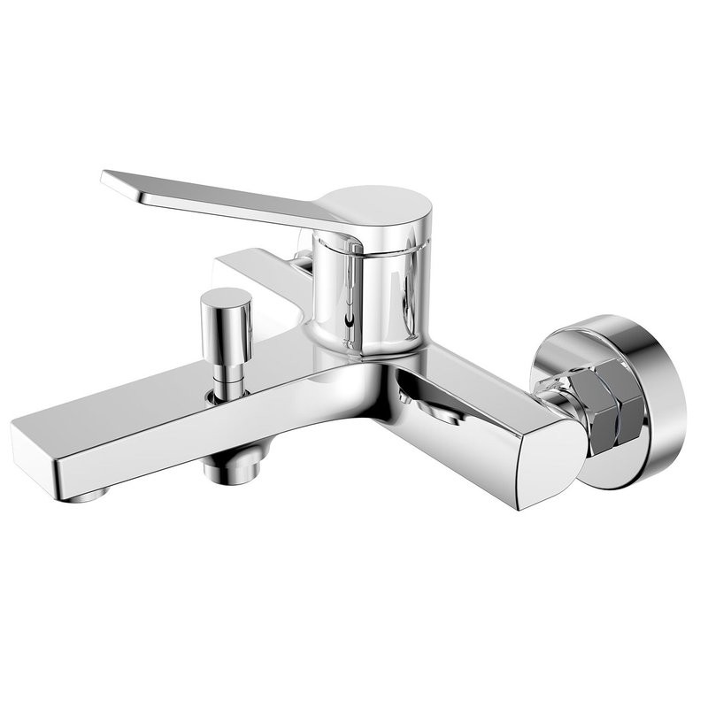 Смеситель для ванны и душа Azario VISE с ручным душем, хром (AZ-VSA238330C)