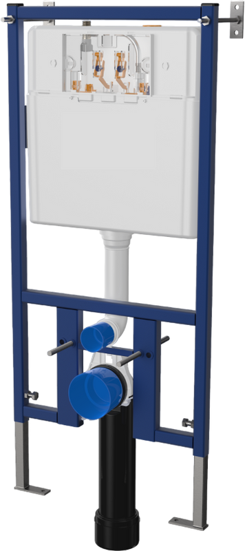 Комплект Унитаз подвесной Aqueduto Macio MAC0120 безободковый, с микролифтом, белый матовый + Инсталляция DIWO + Кнопка 7323 черная матовая