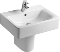 Раковина Ideal Standard Connect Cube E794501 60 см, с полупьедесталом