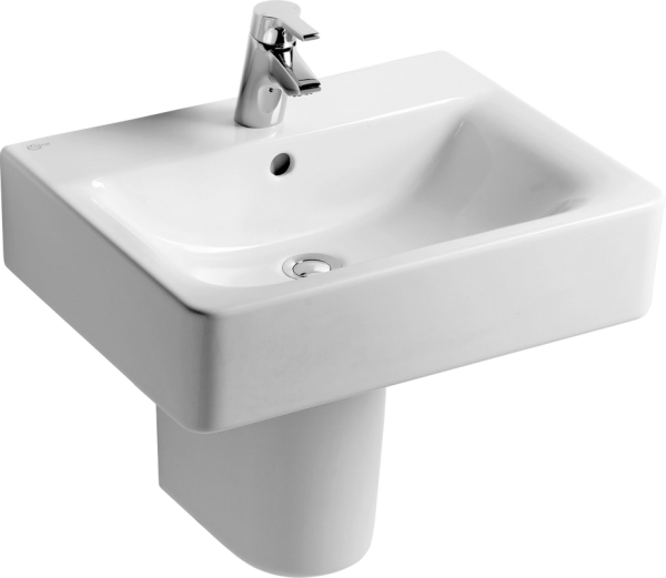 Раковина Ideal Standard Connect Cube E794501 60 см, с полупьедесталом