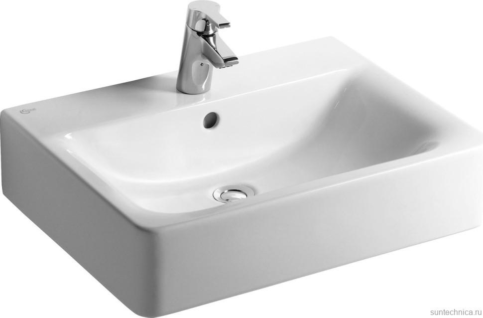 Раковина Ideal Standard Connect Cube E794501 60 см, с полупьедесталом