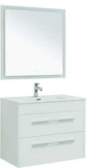 Мебель для ванной Aquanet Августа 80 белый глянец