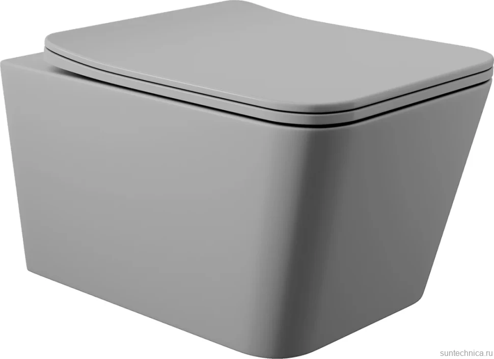 Комплект Унитаз подвесной Aqueduto Macio MAC0130 безободковый, с микролифтом, серый матовый + Крепления Geberit Duofix 111.815.00.1 к стене + Инсталляция UP 320 111.300.00.5 + Кнопка Sigma 01 115.770.21.5 хром + Звукоизоляция