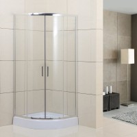 Душевой уголок BelBagno Uno 195 R 2 100 C Cr стекло прозрачное