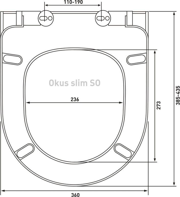 Комплект Berges Atom Line Mascon Rimless крышка-сиденье Okus Slim SO, кнопка смыва глянцевый хром