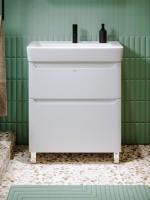 Тумба под раковину без столешницы Alavann Lana 80 напольная, белая
