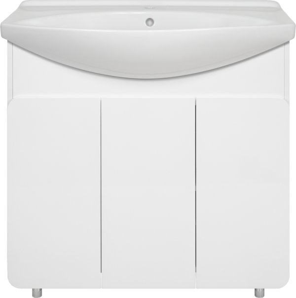 Тумба под раковину Misty Чегет 85, напольная, белая