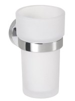 Стакан для ванной Bemeta Stella 166110012 настенный, хром, стеклянный