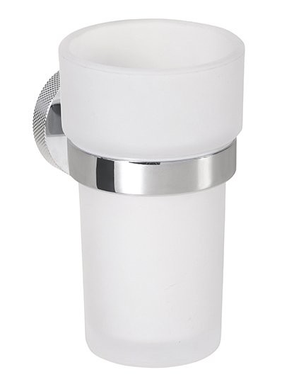 Стакан для ванной Bemeta Stella 166110012 настенный, хром, стеклянный