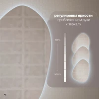 Зеркало STWORKI Скаген 60 с подсветкой Зеркало STWORKI Скаген 60 с подсветкой