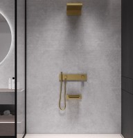 Душевой комплект Boheme Zodiac 132-2-MG С ВНУТРЕННЕЙ ЧАСТЬЮ, matt gold