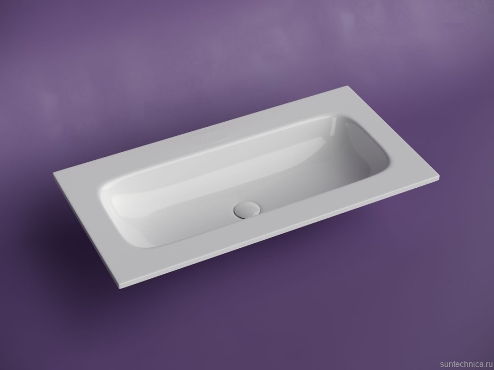 Мебельная раковина Ceramicanova Grace прямоугольная 91см без отверстия под смеситель CN7019Wx