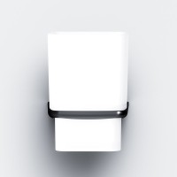 Стакан для ванной AM.PM Inspire 2.0 A50A34322 настенный, черный, стеклянный