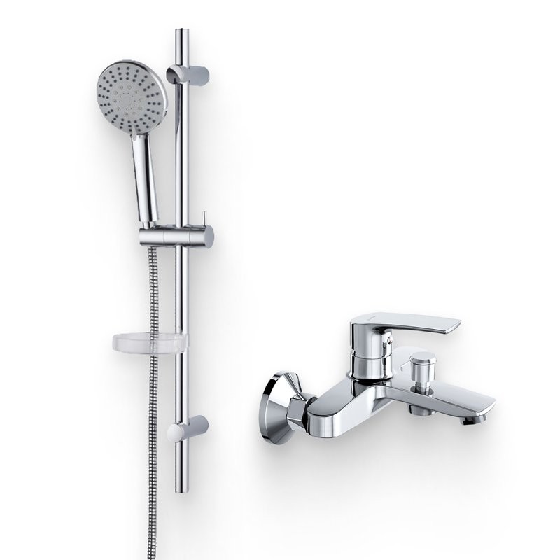 Душевой комплект Смеситель Damixa Eclipse 481000000 + Гарнитур RedBlu Palace One 914100000