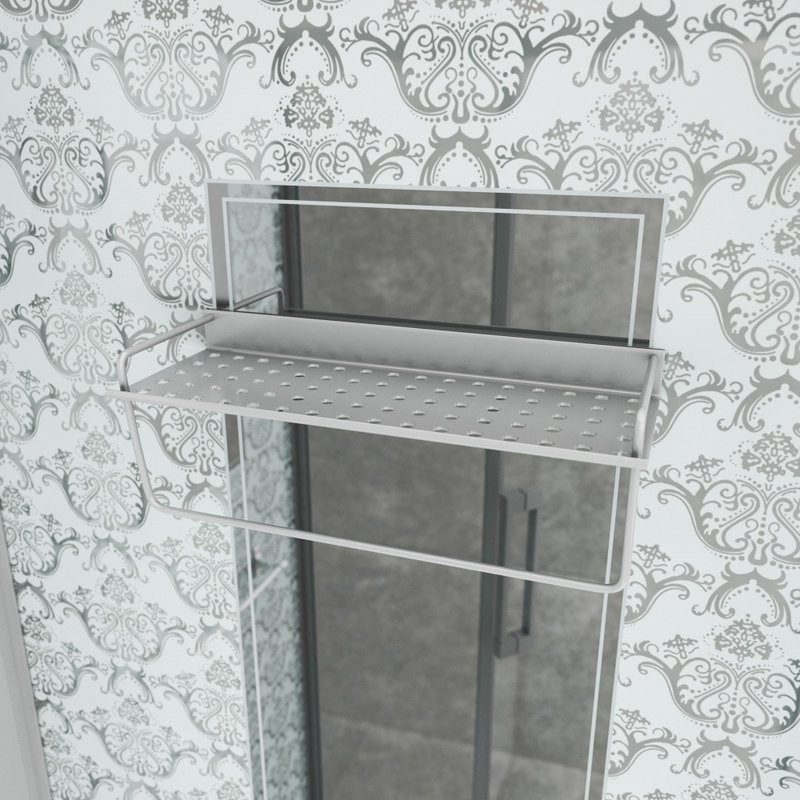 Душевая кабина Niagara Luxe Lux NG-7717WBK 100х100x210 серебро, с низким поддоном, без крыши