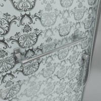 Душевая кабина Niagara Luxe Lux NG-7717WBK 100х100x210 серебро, с низким поддоном, без крыши
