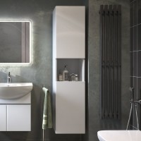 Шкаф-пенал для ванной Vigo Wing 35 белый