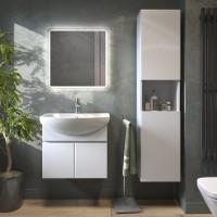 Шкаф-пенал для ванной Vigo Wing 35 белый