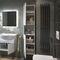 Шкаф-пенал для ванной Vigo Wing 35 белый