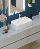 Накладная раковина Sanita luxe Infinity Shelf 60 белая