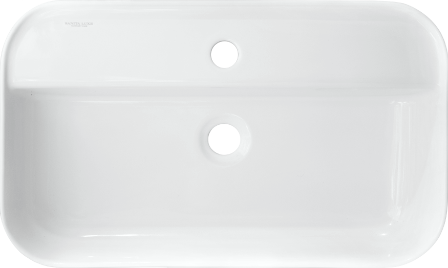 Накладная раковина Sanita luxe Infinity Shelf 60 белая