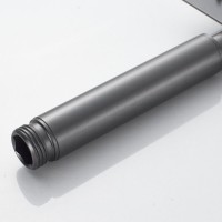 Душевая стойка Shevanik S3096T с термостатом, оружейная сталь