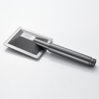 Душевая стойка Shevanik S3096T с термостатом, оружейная сталь