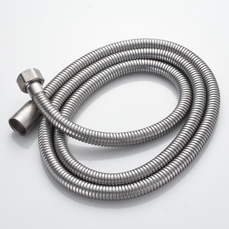 Душевая стойка Shevanik S3096T с термостатом, оружейная сталь