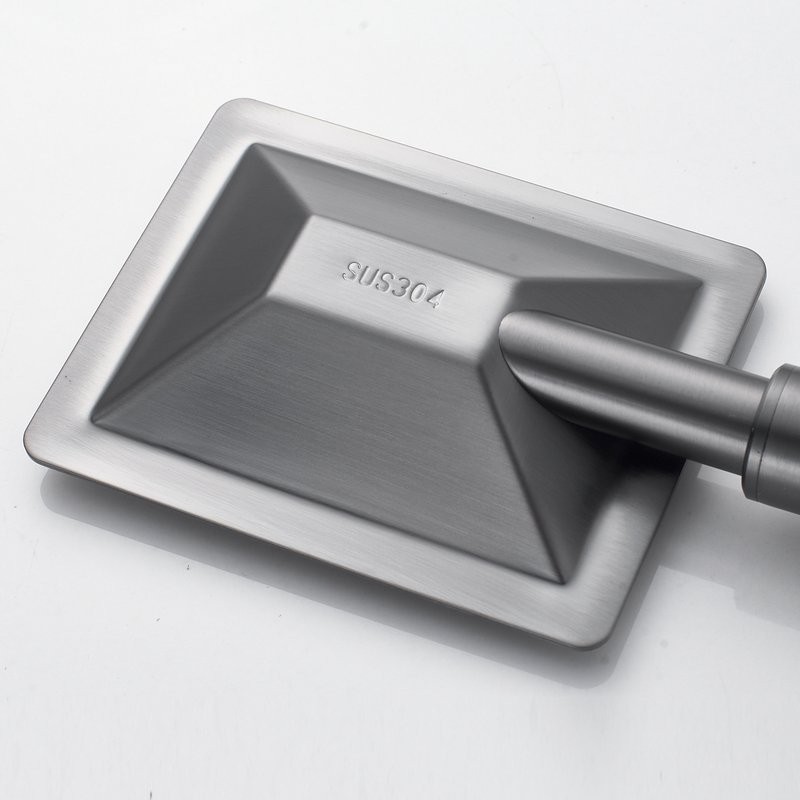 Душевая стойка Shevanik S3096T с термостатом, оружейная сталь