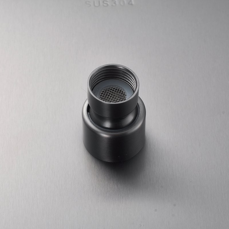 Душевая стойка Shevanik S3096T с термостатом, оружейная сталь