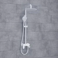 Душевая стойка Wasserkraft Mindel 8500 A185.257.155.WM белая Душевая стойка Wasserkraft Mindel 8500 A185.257.155.WM белая