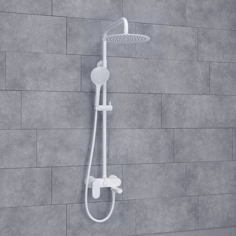 Душевая стойка Wasserkraft Mindel 8500 A185.257.155.WM белая