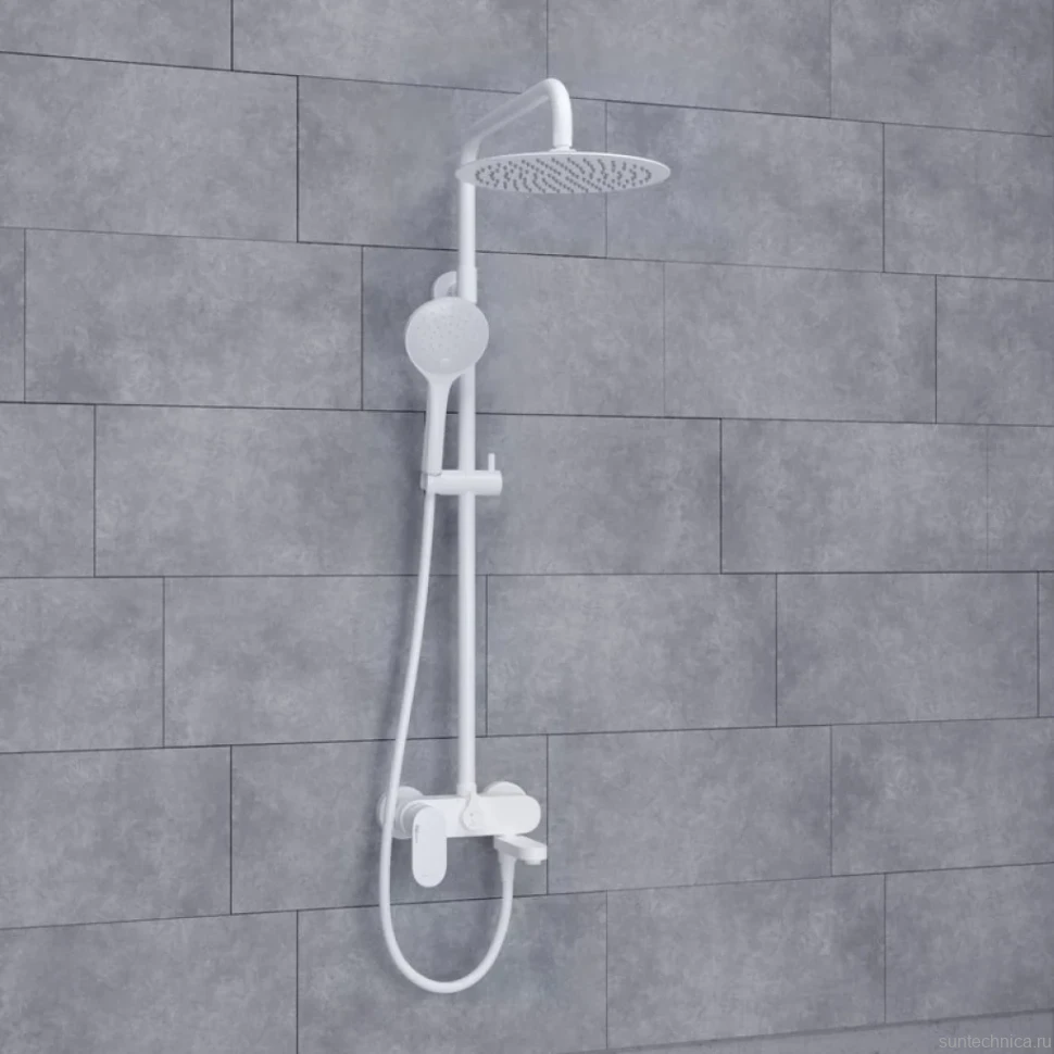 Душевая стойка Wasserkraft Mindel 8500 A185.257.155.WM белая