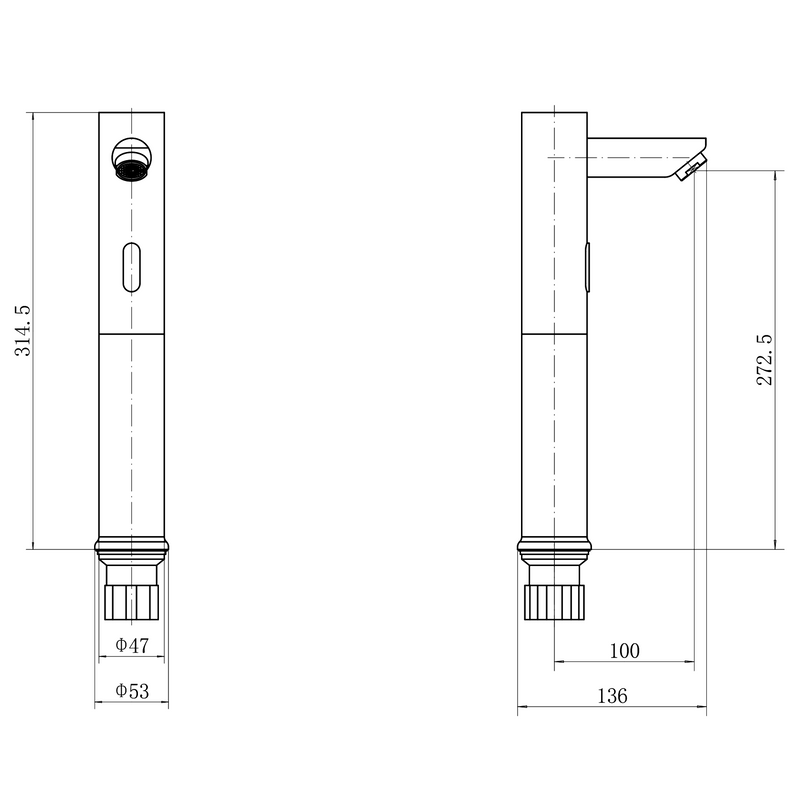 Смеситель для раковины Fashun A514-1 сатин