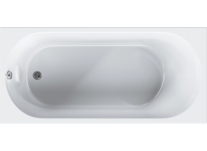 Акриловая ванна AM.PM X-Joy W94A-160-070W-A 160x70 см, пристенная, белая