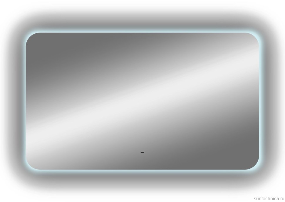 Зеркало DIWO Кострома 120 с подсветкой, большое, LED подсветка, прямоугольное, инфракрасный выключател