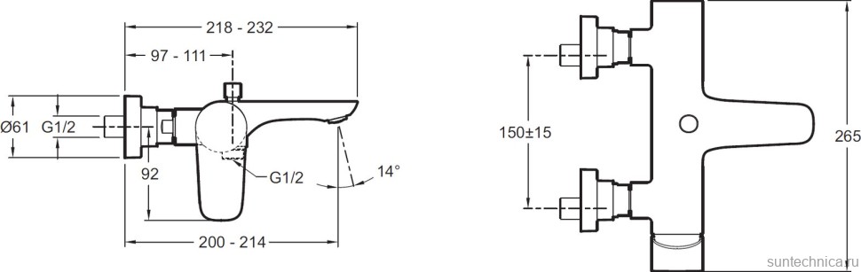 Душевой комплект Смеситель Jacob Delafon Aleo E72282-CP + Стойка Eo E45893-CP