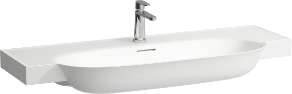 Мебельная раковина Laufen The New Classic 8.1385.8.000.104.1 120 накладная, белая, прямоугольная, фарфор