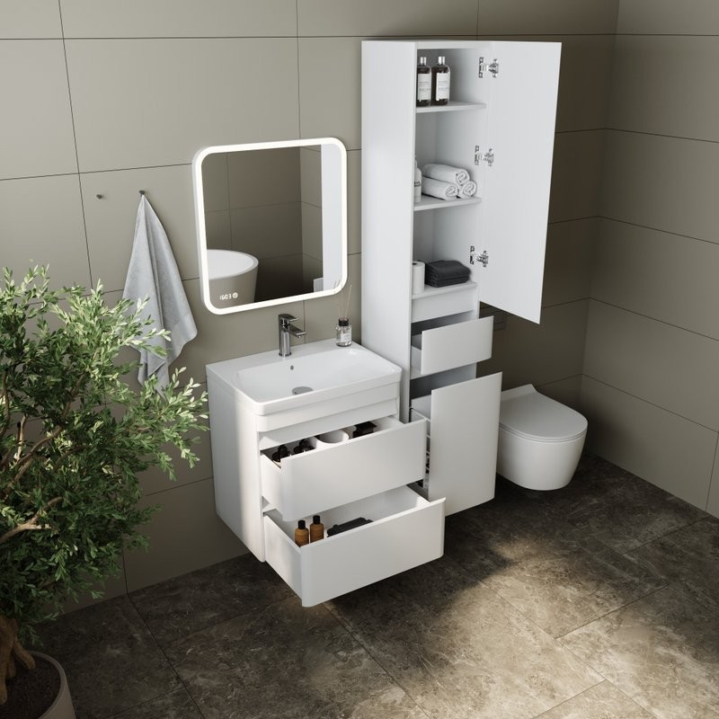 Мебель для ванной комнаты Style Line Атлантика 60 Люкс Plus, подвесная, антискрейч