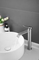 Смеситель для раковины BELZ B812 B11812-1 сатин Смеситель для раковины BELZ B812 B11812-1 сатин