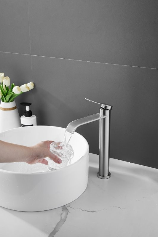 Смеситель для раковины BELZ B812 B11812-1 сатин