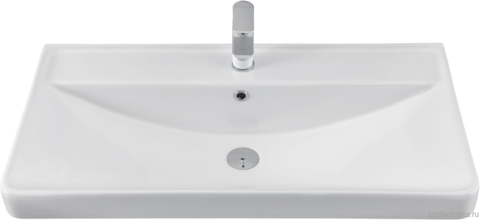 Мебель для ванной комнаты Aquanet Вега 2.0 90 подвесная, бежевая матовая