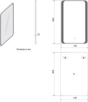 Мебель для ванной комнаты Art&Max Family-M 50 подвесная, bourbon oak