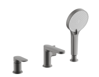 Смеситель на борт ванны BELZ B713 B66713-3 оружейная сталь Смеситель на борт ванны BELZ B713 B66713-3 оружейная сталь