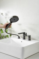 Смеситель на борт ванны BELZ B713 B66713-3 оружейная сталь Смеситель на борт ванны BELZ B713 B66713-3 оружейная сталь