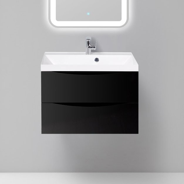 Мебель для ванной комнаты BelBagno Marino 70 nero lucido
