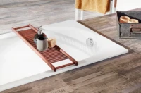 Стальная ванна Bette BetteComodo 180x80 см, встраиваемая, белая, на ножках, с антискользящим покрытием