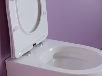 Комплект Унитаз подвесной Ceramicanova Uno Rimless CN11001 белый + Инсталляция STWORKI + Кнопка 230823 хром матовый