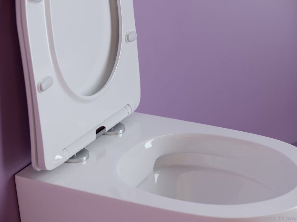 Комплект Унитаз подвесной Ceramicanova Uno Rimless CN11001 белый + Инсталляция STWORKI + Кнопка 230823 хром матовый