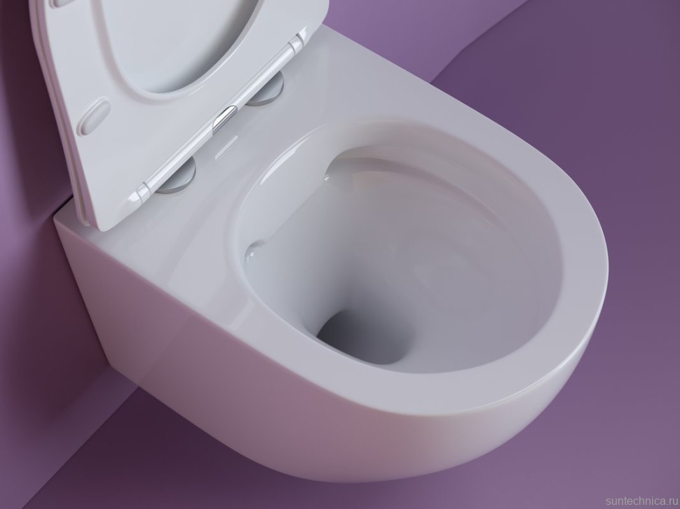 Комплект Унитаз подвесной Ceramicanova Uno Rimless CN11001 белый + Инсталляция STWORKI + Кнопка 230823 хром матовый